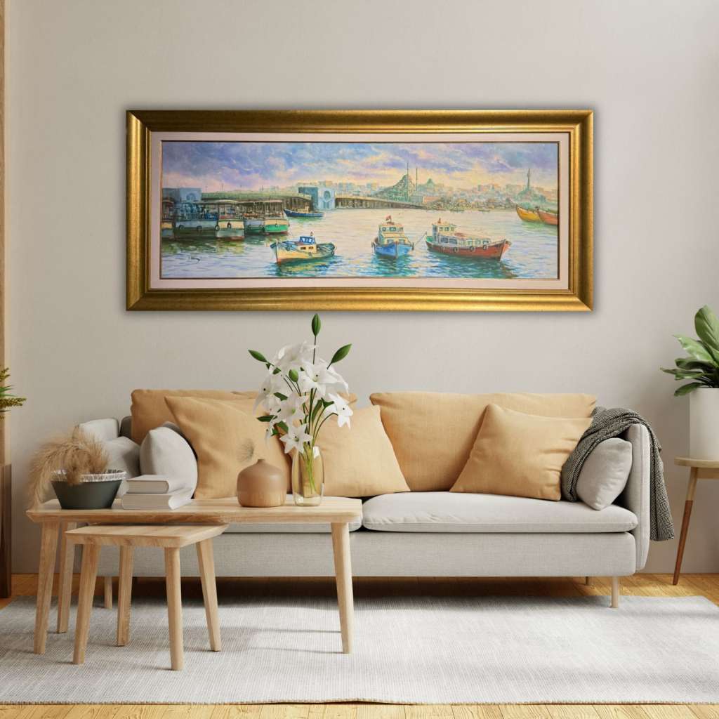 İstanbul Manzarası Yağlı Boya Tablo