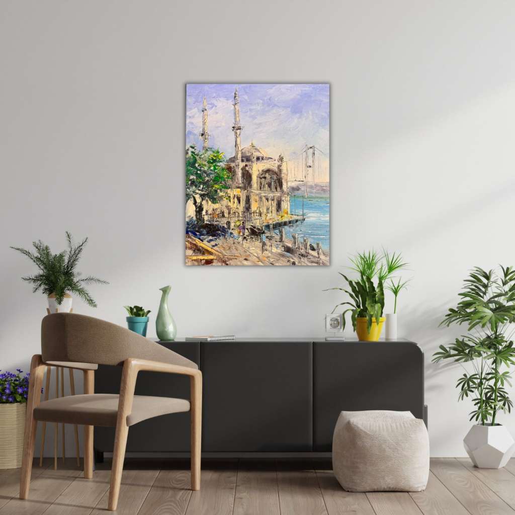 Ortaköy Camii Yağlı Boya Tablo