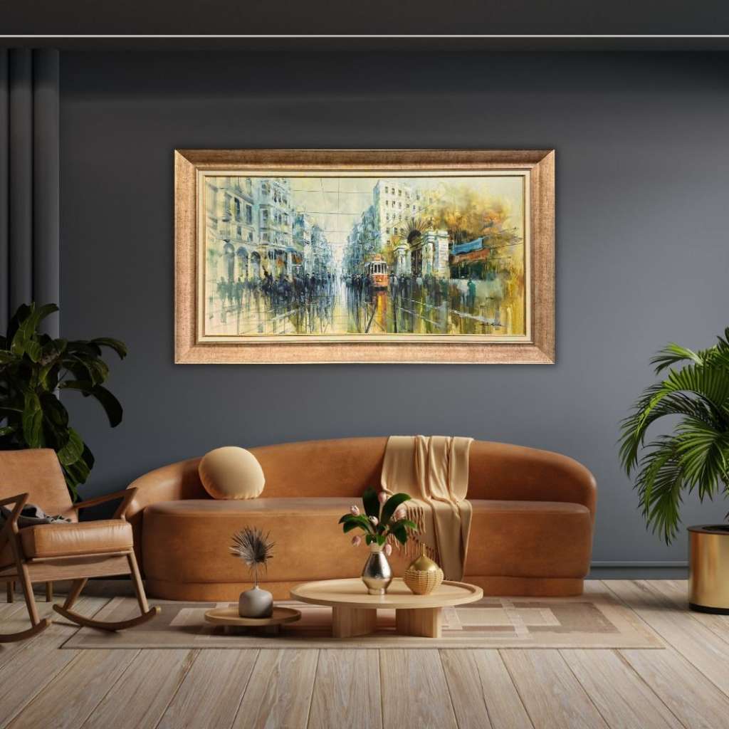 Tarihi İstiklal Yağlı Boya Tablo