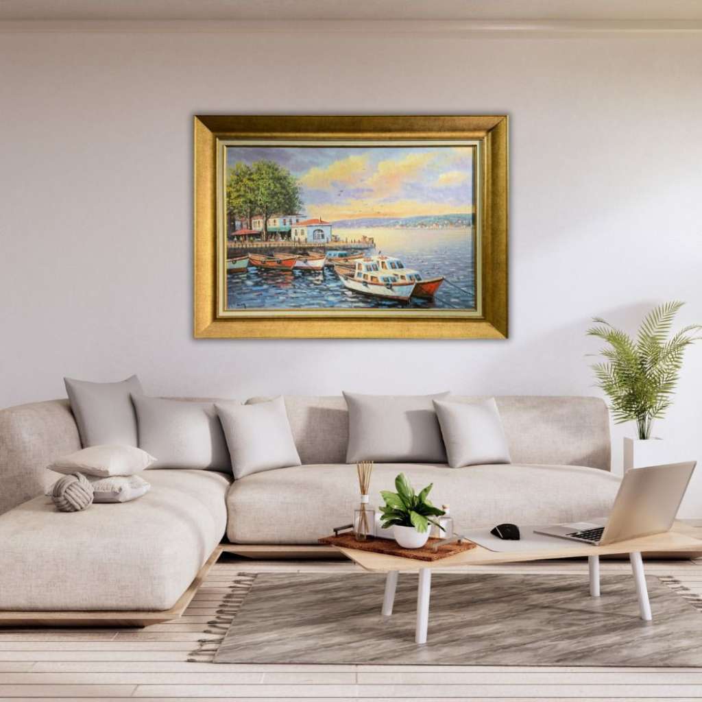 Deniz Manzarası Yağlı Boya Tablo