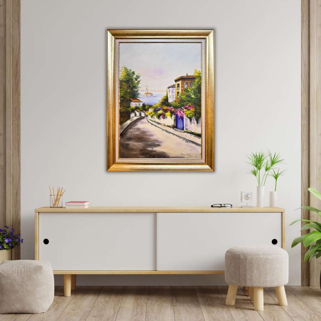 istanbul sokakları Yağlı Boya Tablo