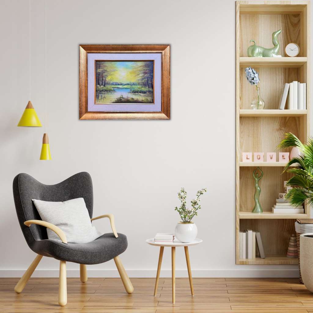 Ormanın Işıltısı Yağlı Boya Tablo