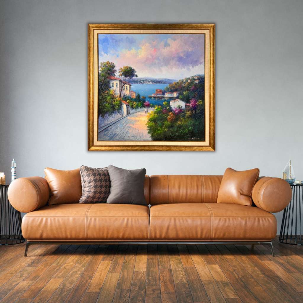 İstanbul Manzarası Yağlı Boya Tablo