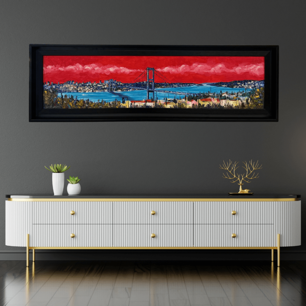 Modern İstanbul Yağlı Boya Tablo